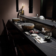 別室カウンターとなります。排気ダクト付き