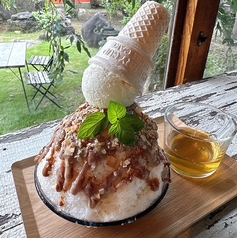 【かき氷】クリーミー塩キャラメル