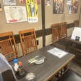 ≪2名様×3卓/4名様×5卓≫様々なシーンに合わせて使えるテーブル席◇レイアウトは自由！ご利用人数に応じてご対応致します♪