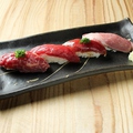 料理メニュー写真&nbsp;赤身四種盛り合わせ【赤身・漬け赤身・ローストビーフ・燻鴨】