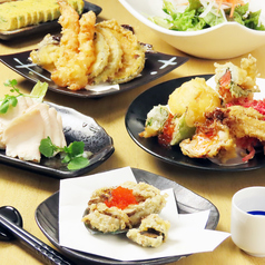 天ぷらと日本酒 明日源のコース写真