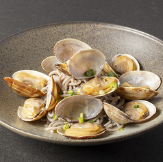 浅利の酒蒸し蕎麦