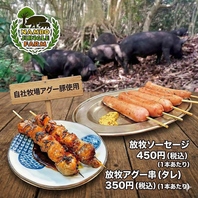 自社牧場産！アグー豚と放牧の恵み