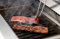 ロースターで焼き上げ