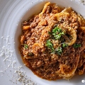 料理メニュー写真&nbsp;和牛ひき肉で作ったボロネーゼ