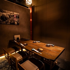 4名様までご利用頂ける半個室 