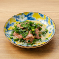 料理メニュー写真&nbsp;レバニラ刺し（低温調理）