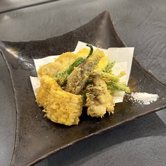 野菜の天ぷら盛合わせの写真