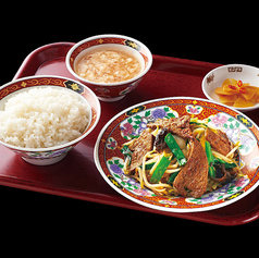 レバニラ炒め定食