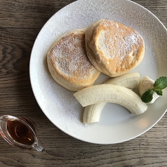 焼きたてパンケーキ。