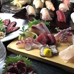 お造り・鮨・サラダ・姫路名物・酒の友・お肉・時頃の一品と豊富にアラカルトをご用意してます