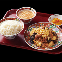 豚肉キクラゲ玉子炒定食/生姜焼き定食/八宝菜定食