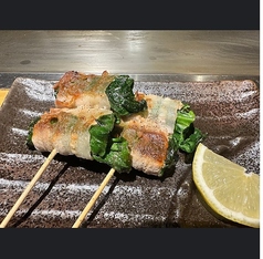春菊の豚バラ串 1本