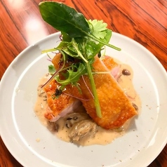 チキンソテー きのこクリームソース