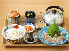 朝の鯛茶漬け定食