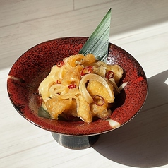 国産鶏の鶏皮南蛮漬け
