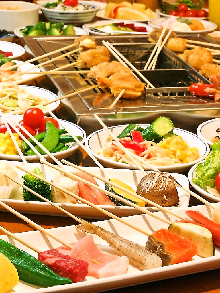 ≪串家の楽しみ方3≫季節限定の旬の食材串が登場!季節の味覚充実◎