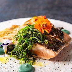 アトランティックサーモンのプランチャ