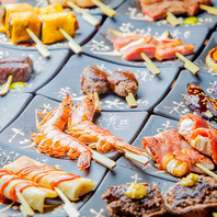 野菜串～創作串まで種類豊富に取り揃えております♪