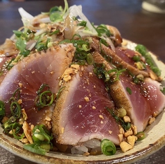 まぐろレアステーキ丼