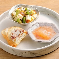 アテ3種盛り合わせ