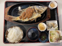限定！県産！魚のバター焼き定食