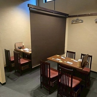 半個室席でプライベートな宴会を