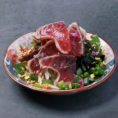 初かつおのたたき　～生のりポン酢～　