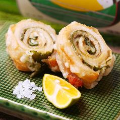 煮穴子湯葉巻き
