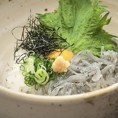 生しらす丼