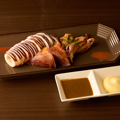 青森産 スルメイカの丸焼き
