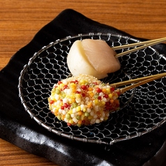秋かぶとささみのあられ揚げ