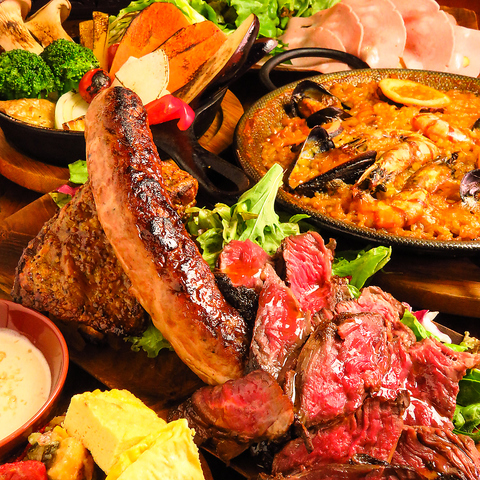 人気のサガリステーキなどお肉を満喫出来るコースは女子会に♪
