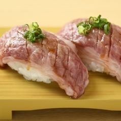 A5黒毛和牛の炙り寿司 (2貫)