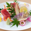 料理メニュー写真&nbsp;本日のお造り3点盛り