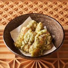 焼ちくわとクリームチーズ磯部揚げ