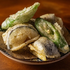 夏野菜の山椒フリット