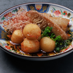 筍と芋もちの揚げ出し　