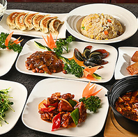 ボリューム満点でお得なコース料理！飲み放題で大満足♪