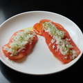 料理メニュー写真&nbsp;トマトのカルパッチョ八王子風