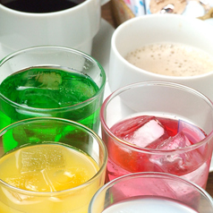 ドリンクバー＆アイスクリームバー350円