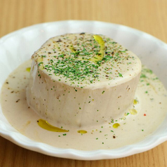 大根のポトフポルチーニ茸のクリームソース