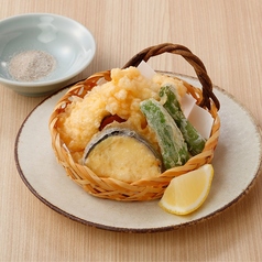 ハモと野菜の金ぷら