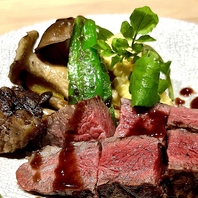 京都上世屋の鹿肉のグリル