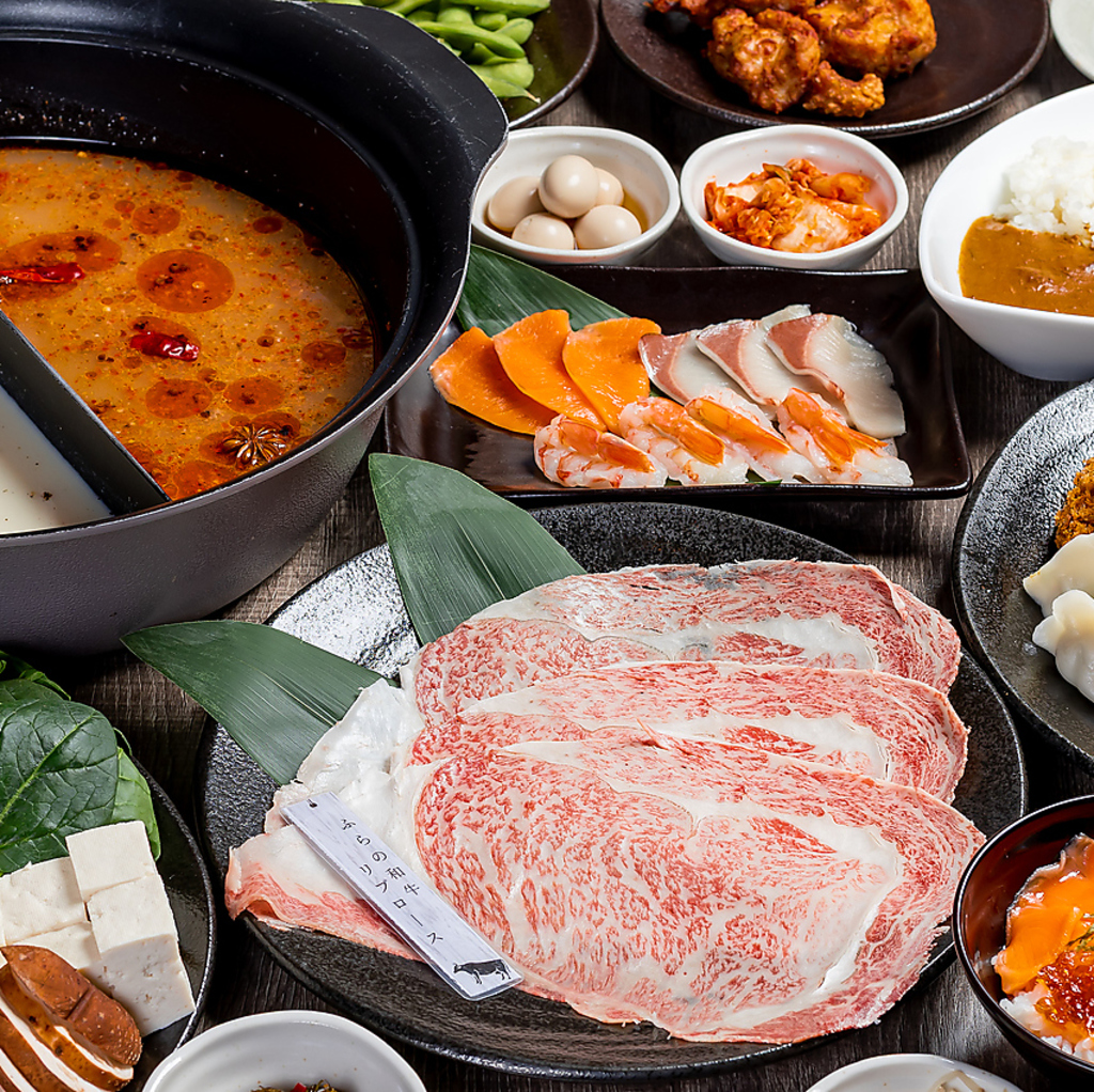 黒毛和種の「ふらの和牛」を贅沢に食べ放題！