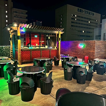 豊田市駅前ビアガーデン おいでんテラスの雰囲気1