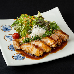 糸島鶏のガリバター焼き