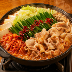 韓国風味のコモチ豚キムチ鍋(1人前)