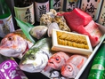 旧北九州中央魚市場勤務の店主が厳選し、下拵えをした鮮魚は味も食感も抜群！市場直送の新鮮な魚介類が楽しめる♪