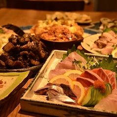 小倉居酒屋 炭隠れよつばのコース写真